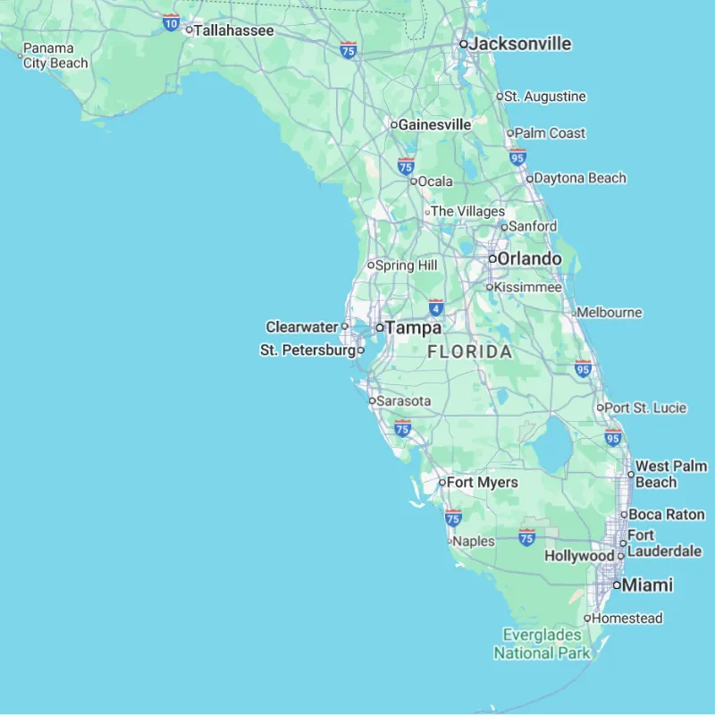 Map of Florida